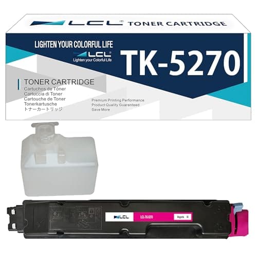 Image of LCL TK5270 Magenta Toner Cartridge Replacement for Kyocera TK-5270 TK-5270M TK5270M Replacement for Kyocera ECOSYS M6230cidn M6230cidnt P6230cdn M6630cidn (1 Pack)