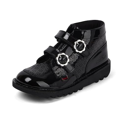 Image of Kickers Girl's Kick Hi Meadow Ankle Boot, Black, 1 UK Child