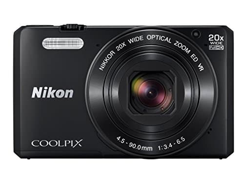 Image of Nikon COOLPIX S7000 Compact Digital Camera - Black (16.0 MP, CMOS Sensor, 20x Zoom) 3.0 -Inch LCD (Renewed)
