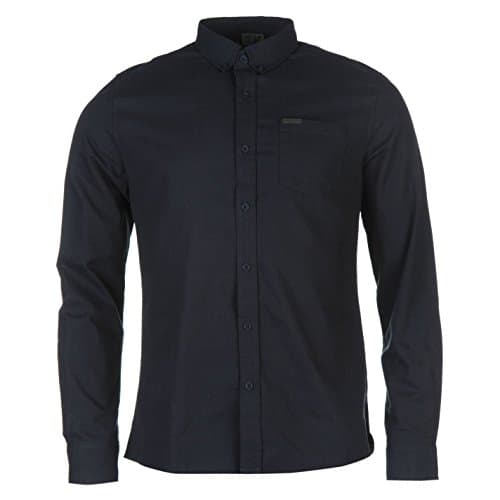 Image of Firetrap Blackseal Basic Oxford Shirt Navy Large
