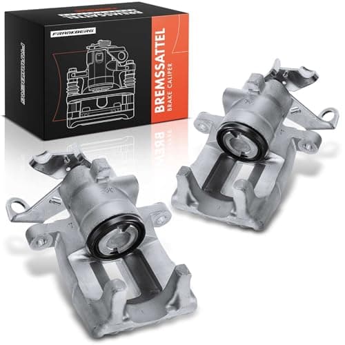 Image of Frankberg 2x Brake Caliper Disc Brake Rear Left Right Cast Aluminium Compatible with 156 932 166 936 Kappa 838A Replace# 9947896