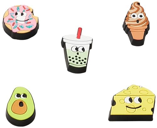 Image of Crocs Jibbitz Charms, Lights Up Food Friends 5 Pack