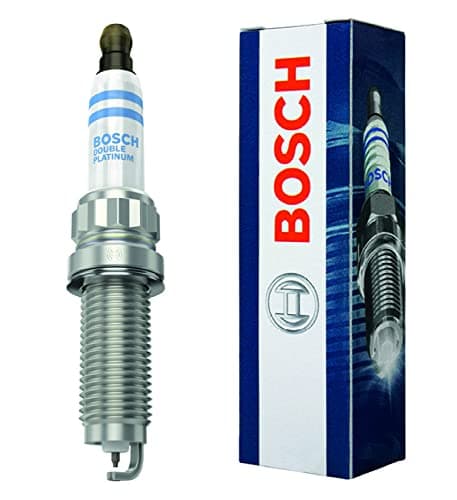 Image of Bosch Double Platinum 242145535, 1 Spark Plug - for a Reliable Gasoline Engine Start and Long Service Life - with Robust Design