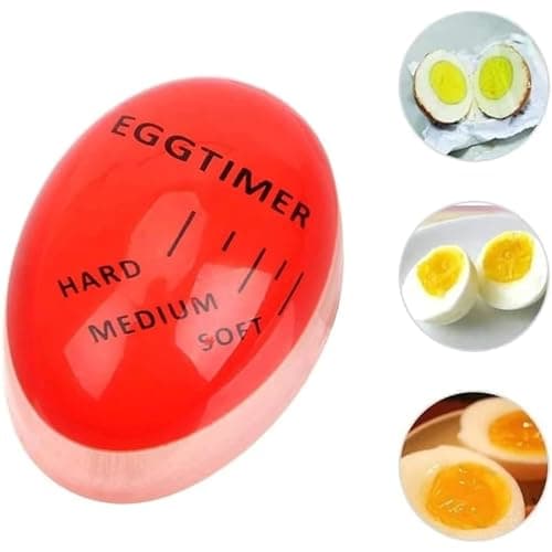 Image of Colour Changing Egg Timers for Boiling Eggs, Heat Sensitive Egg Timer, Easy to Use Reusable Highly Accurate Breakfast Cooking Compact Kitchen Tools and Gadgets for Home