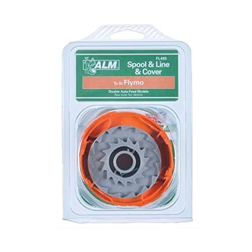 Image of ALM FL489 Replacement Grass trimmer Spool & Line with Cover 1.5mm x 2 5 Metre for Flymo Grass Trimmers
