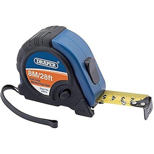 Image of Draper 82819 8M/26ft Professional Measuring Tape Black and 8 m/26 ft