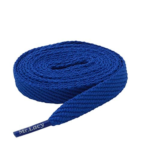 Image of Mr. Lacy Flatties Shoelaces, Royal Blue, 121-130cm