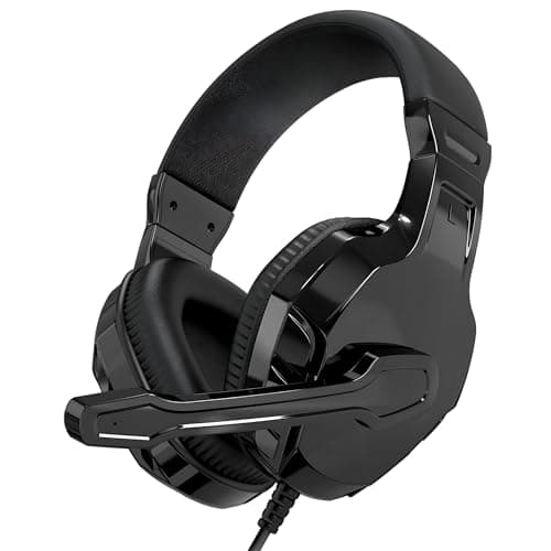 Image of Betron Wired Gaming Headset with Microphone, Headphones for PS5 PS4 Xbox Nintendo Switch PC