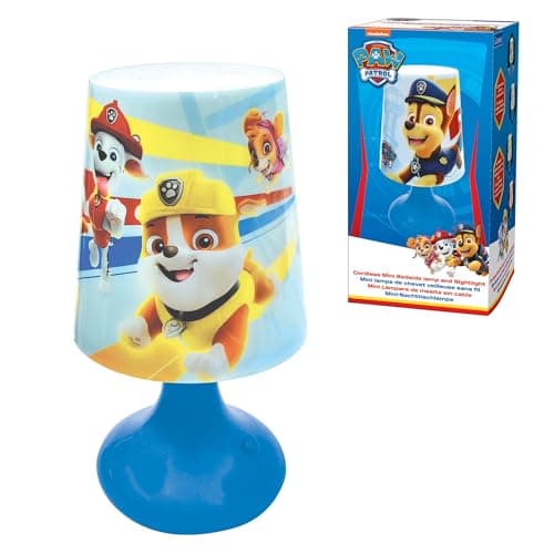 Image of LEXIBOOK - Paw Patrol - Cordless Mini Bedside Lamp and Nightlight Paw Patrol - Blue - MLT10PALXB