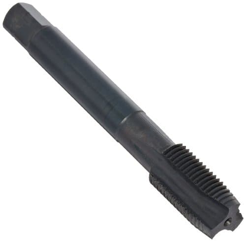 Image of Dormer E0311/4 Series E031 HSS-E-PM Spiral Point Machine Tap UNF with Steam Tempered Finish, ISO Standard, 1/4"-28 Thread, 6.350 mm Cutting Diameter, 66 mm Length