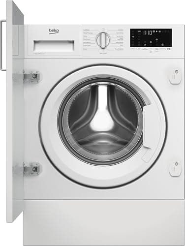 Image of Beko WTIK72121 Integrated 7kg Washing Machine with 1200 rpm - White - A Rated