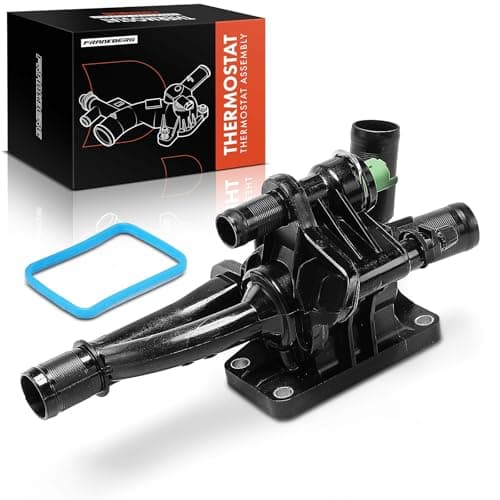 Image of Frankberg Engine Coolant thermostat Housing 2-Pin Compatible with Berlingo B9 Focus III C2 JM C4 LA Jumpy VF7 B-Max JK C-Max DM2 Ecosport Galaxy WA6 S-Max WA6 207 CC WD Replace# 9660660380