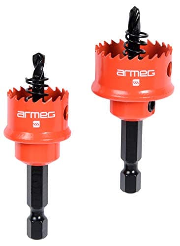 Image of Armeg 20mm & 25mm Acceler8% Sheet Steel Holesaw Twin Pack