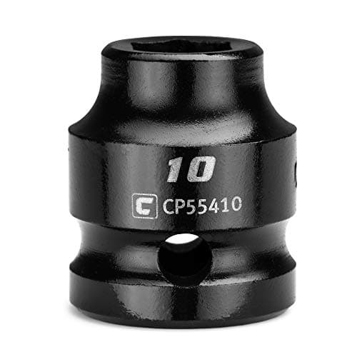 Image of Capri Tools 10 mm Stubby Impact Socket, 1/2 in. Drive, 6-Point, Metric, CP55410