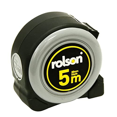 Image of Rolson 50571 5 m x 25 mm Tape Measure with Magnetic Tip