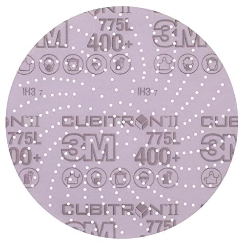 Image of 3M Xtract Cubitron II Film Disc 775L, 152 mm, 400+, Clean Sand, 50 Discs per Pack