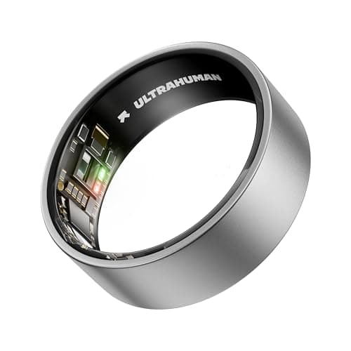 Image of ULTRAHUMAN Ring AIR – Sleep and Fitness Tracker, Smart Ring for Men and Women, No app fee for standard features, Up to 6 days battery life (Size 9)