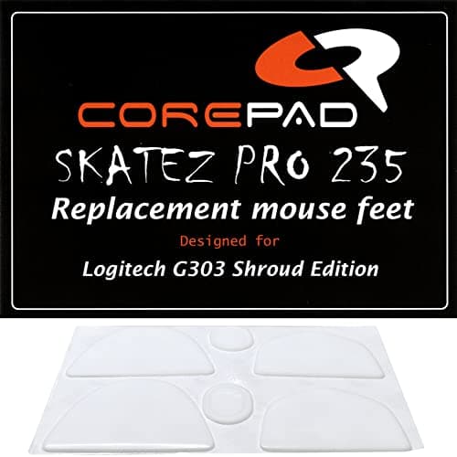 Image of Corepad Skatez CS30040 Mouse Skates Replacement Mouse Feet (Logitech G303 Shroud Edition)
