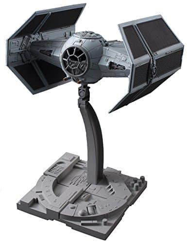 Image of Bandai Hobby BAN191407 Star Wars - Tie Advanced x1 Model Kit, Clear, 8 Inches, for 15+ years