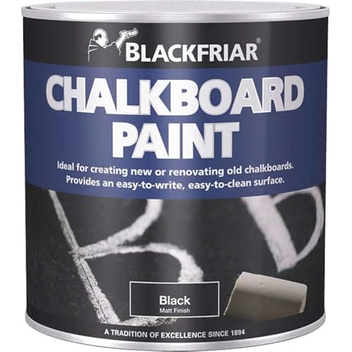 Image of Blackfriar BKFBBP125 Chalkboard Paint 125 ml, Black