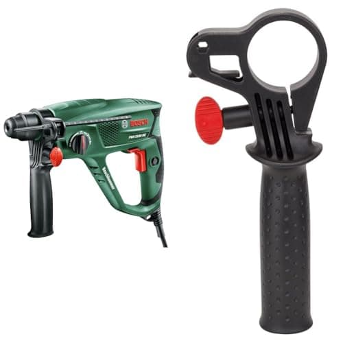 Image of Bosch Home and Garden Rotary Hammer Pbh 2100 Re, 550 W, SDS Plus Chuck for Fast, Keyless Accessory Changes, in Carrying Case + Handle Impact Drills