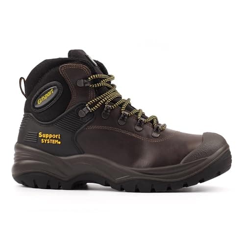 Image of Grisport Men's Contractor S3 Safety Boots Brown 12 UK (46 EU)