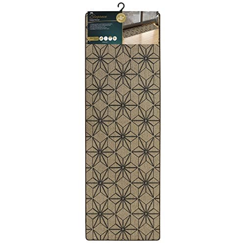 Image of JVL Elegance Runner Mat 50 x 150 cm, Stars, Beige (01-282)