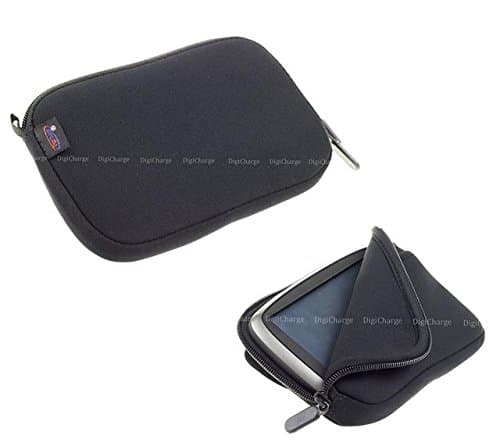 Image of Digicharge 5'' Inch Neoprene Sat Nav Pouch Case For TomTom Go Classic 5'' Go Discover 5’’ Premium 5” Basic 5" Essential 5 Inch Go 5200 5100 520 510 51 Go Professional 5'' Tom Tom BV GPS