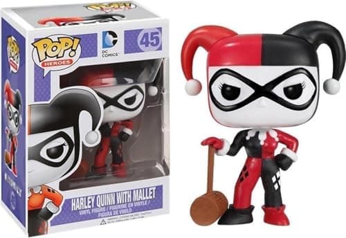 Image of Funko Pop! Heroes : Harley Quinn With Mallet - DC Comics - Collectable Vinyl Figure - Gift Idea - Official Merchandise - Toys for Kids & Adults - Comic Books Fans - Model Figure for Collectors