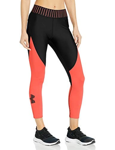 Image of Under Armour Women's HeatGear Novelty Ankle Crop Capri, Black (008)/Black, Medium