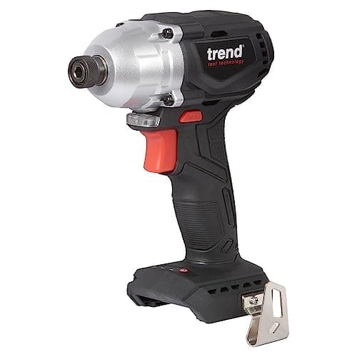 Image of Trend 18V Cordless Brushless Impact Driver with High Performance Motor & Two Speed Settings, Bare Tool (Battery & Charger Sold Separately), T18S/IDB