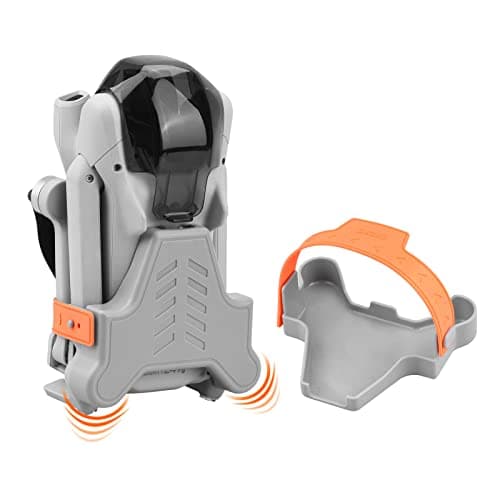 Image of HeiyRC Mini 3 / Mini 3 Pro Propeller Holder,Prop Strap Guard Protector Stabilizer for DJI Mini 3 Series RC Drone Accessories(Orange) (mini 3 Prop Guard Strap)