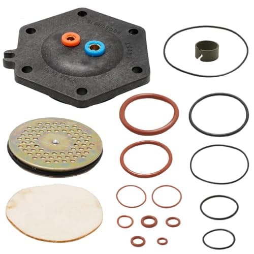 Image of Ollanoos LR023964 Air Suspension Compressor Pump Repair Kit, Replacement for Replacement for Land Rover Discovery 3 Range Rover Sport 2005-2009, Replaces LR045251 LR010376