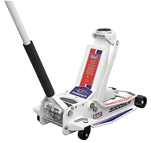 Image of Sealey Trolley Jack 3 Tonne Low Profile Long Reach Rocket Lift - 3000SER