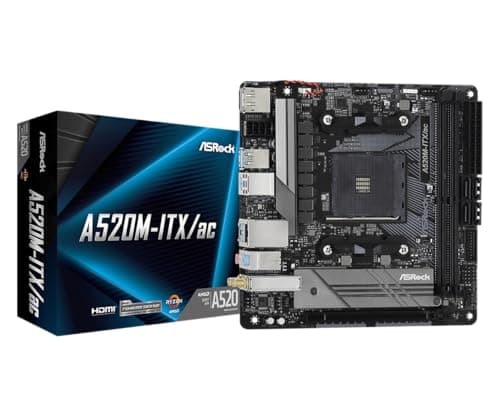 Image of ASRock A520M-ITX/AC Supports 3rd Gen AMD AM4 Ryzen™ / Future AMD Ryzen™ Processors Motherboard