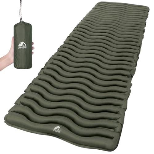 Image of Unigear Ultralight Inflatable Sleeping Pad, Compact Air Camping Mat,Lightweight Camping Mattress for Backpacking, Hiking and Traveling