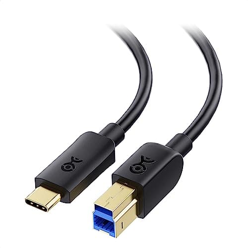 Image of Cable Matters USB C to USB B Cable 2m(USB B to USB C Cable, USB C to B/USB-C to USB B Cable) in Black