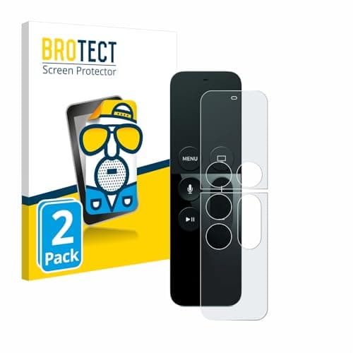 Image of brotect Screen Protector Anti-Glare compatible with Apple Remote Control Apple TV 4 (2 Pack) Screen Protector Matte, Anti-Fingerprint Protection Film