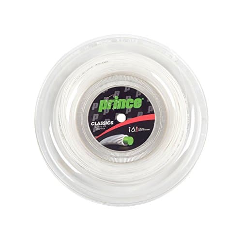 Image of Prince Synthetic Gut Dura Flex String Reel - White, 1.30 Mm