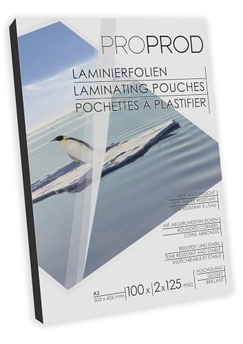 Image of ProProd Premium A3 250 μ Glossy Laminating Pouch (Pack of 100)