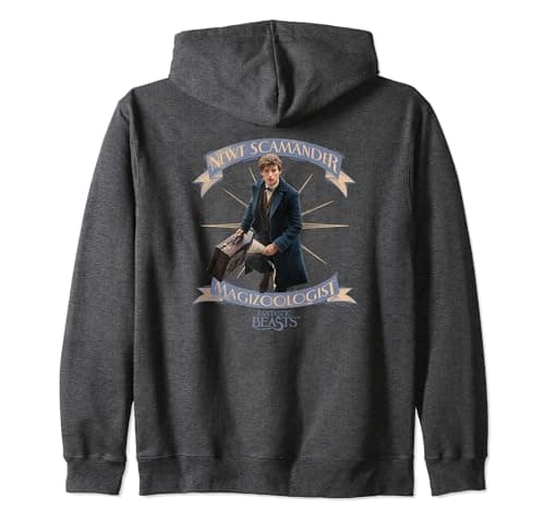 Image of Fantastic Beasts Newt Scamander Magizoologist Zip Hoodie
