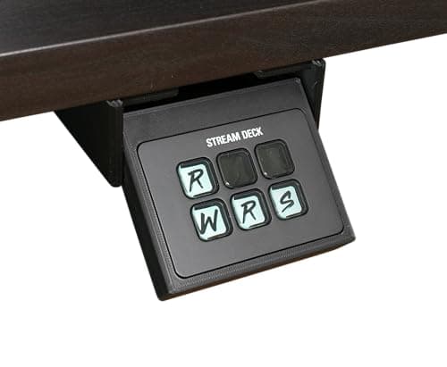 Image of Desk Mount Fits Elgato Stream Deck - Retractable & Clean, Adhesive or Screw Mounting, Compatible with Mini, MK2, Neo, Plus & XL (Compatible with Elgato Stream Deck Mini)