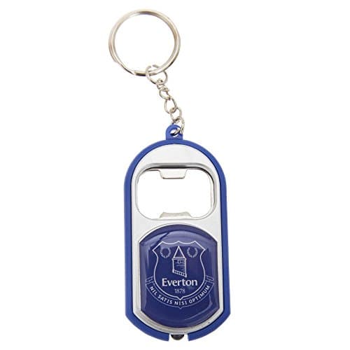 Image of Everton Official Torch Light Bottle Opener Key Ring - Multi-Colour