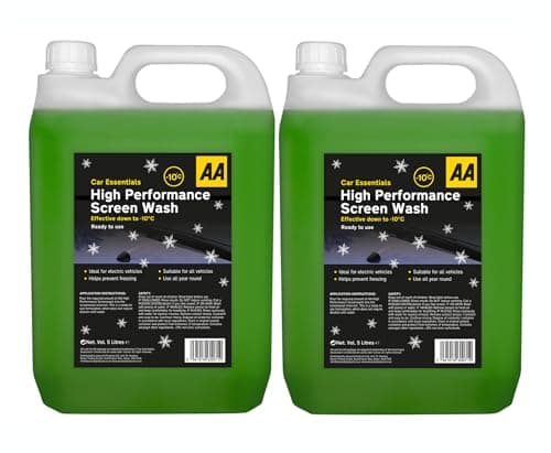 Image of AA Winter High Performance Screenwash 2 x 5L Effective down to -10°C, Suitable for Electric Cars