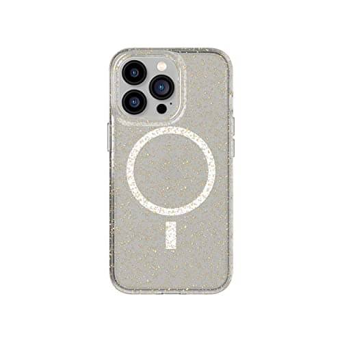 Image of Tech21 Evo Sparkle for iPhone 13 Pro – With Magsafe Integrated Shimmering Phone Case with 12ft Multi-Drop Protection