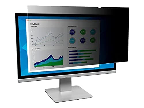 Image of 3M PF25.0W9 16:9 Privacy Filter for 25-Inch Widescreen Desktops, Black