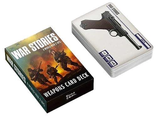 Image of Firelock Games War Stories: A World War 2 RPG - Weapons Card Deck