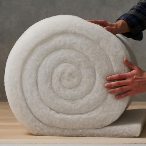 Image of Opulent Home Loft Insulation Roll – L8M x W370mm x T110mm – Eco Thermal Polyester for Building & Roof – Itch-Free, Moisture Resistant & Easy to Install – Energy Saving Loft & Wall Insulation