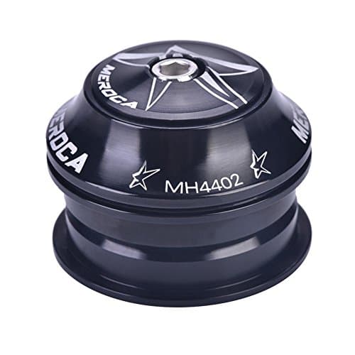 Image of Aluminium Alloy Bearing Headset,Threadless Headset Bike, Mountain Bike Headset Aluminium Alloy Road bicycle Threadless Headset for 44mm Head Tube And 28.6mm Front fork(Black)