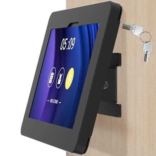 Image of Beelta Tablet Wall Mount Compatible with Samsung Galaxy TabA11+, Tab A9+, Anti Theft with Lock, All Metal, Tiltable - BSW101BJ